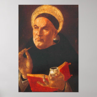 Poster Pôster de São Tomás de Aquino