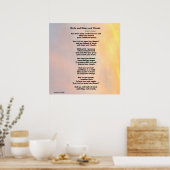 POSTER "POSTER D'OISEAUX, NAVIRES ET NUAGES DE LA FAMILLE (Cuisine)