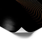 Poster Póster elegante de mariposa abstracta (Coin)