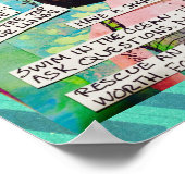 POSTER POSTER- ÊTRE PRÉSENT (Coin)