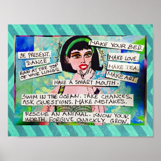 POSTER POSTER- ÊTRE PRÉSENT (Devant)