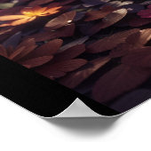 Poster "Poster Fleur Arc-en-ciel de Blossom Brilliance" (Coin)