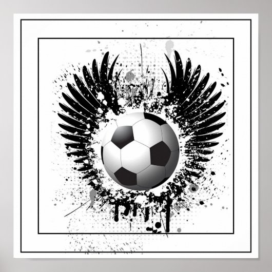 Poster Poster-Football 12" x 12" (Devant)