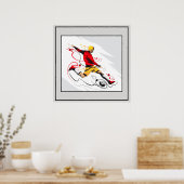 Poster Poster-Football 24" x 24" (Cuisine)