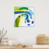Poster Poster-Football 24" x 24" (Cuisine)