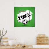 Poster Poster-Football 24" x 24" (Cuisine)