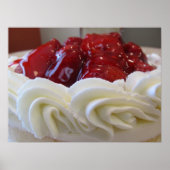 Poster Poster—Gâteau aux fraises (Devant)