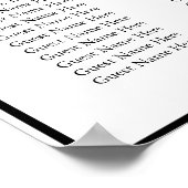 Poster Póster Graphique de sièges individuels pour (Coin)