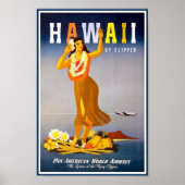 Poster Poster-Hawaii Annonce Vintage (Devant)