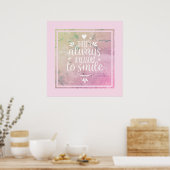 Poster Poster-Il y a toujours une raison de sourire (Cuisine)