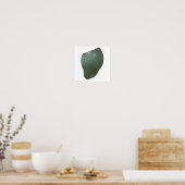 Poster Poster/Impression : "Celadon Undulate" (Cuisine)