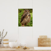 Poster Poster/Impression de hibou (Cuisine)