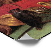 Poster Poster/Impression de la fête du singe - Peinture d (Coin)