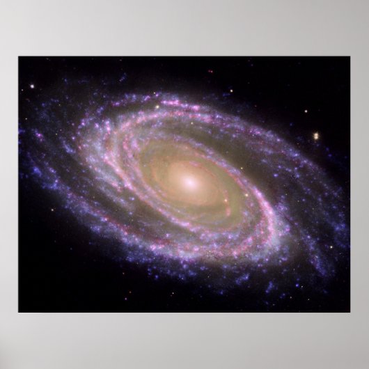 Poster Poster/impression de la galaxie spirale - image de (Devant)