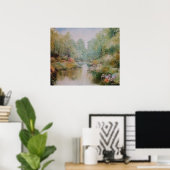 Poster Poster/Impression de peinture de River Walk (Bureau à domicile)