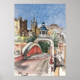 Poster Poster/impression du pont de swing