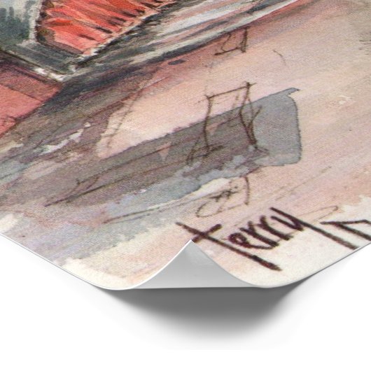 Poster Poster/impression du pont de swing (Coin)