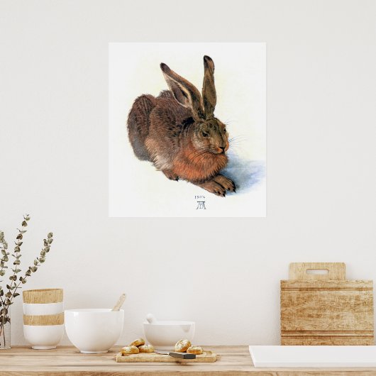 Poster Poster/Impression : Le lapin (Cuisine)