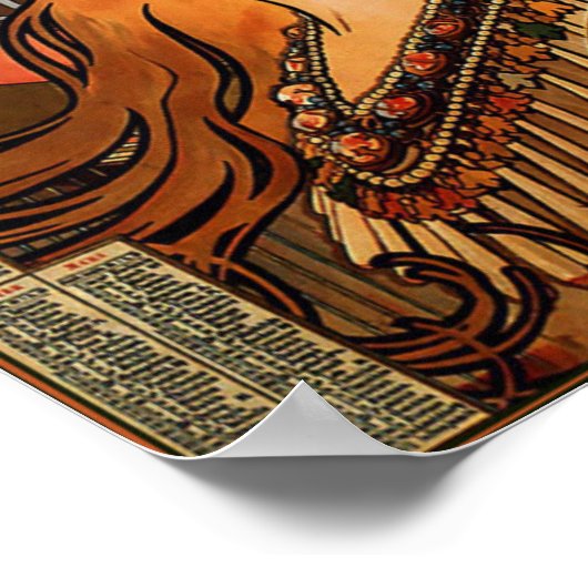 Poster Poster/Impression : Mucha - "Savonnerie de Bagnole (Coin)