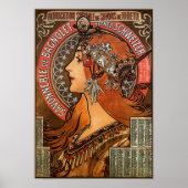 Poster Poster/Impression : Mucha - "Savonnerie de Bagnole (Devant)