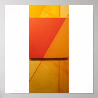 Poster Poster/Impression : "Overlay I-Orange"
