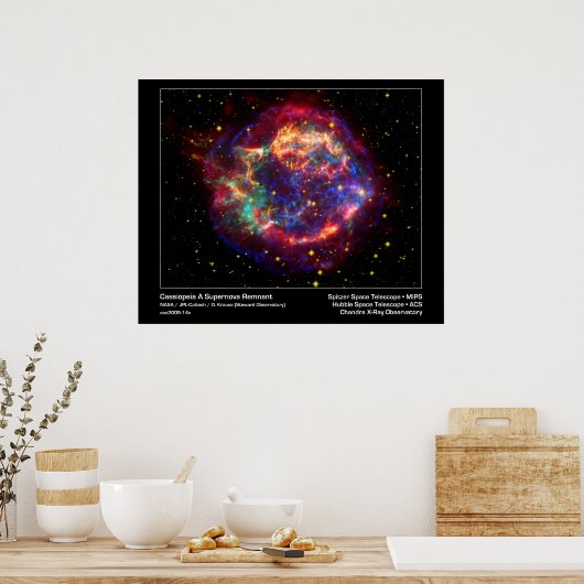 Poster Poster/Impression : Supernova - Cassiopeia Image s (Cuisine)