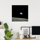 Poster Poster/Impression : Terre - Image spatiale de la N (Bureau à domicile)