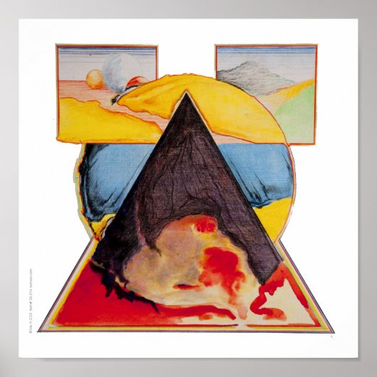 Poster Poster/Impression : "Triangle Foment" (Devant)
