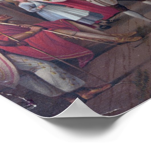 Poster Poster/imprimé "George Washington à New York" (Coin)