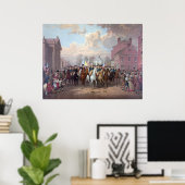 Poster Poster/imprimé "George Washington à New York" (Bureau à domicile)