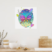 Poster Poster, Imprimer, Art - BUTTERFLY POP ART (Cuisine)