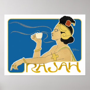 Poster Poster/Imprimer : Café Rajah Vintage