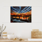 Poster Poster/Imprimer "Chattanooga Sunrise" (Cuisine)