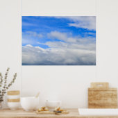 Poster Poster/Imprimer ciel nuageux (Cuisine)