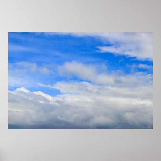 Poster Poster/Imprimer ciel nuageux (Devant)