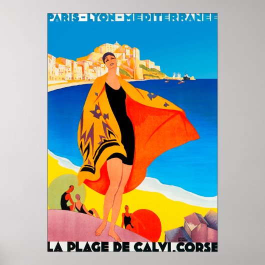 Poster Poster/Imprimer : Côte d'Azur (Devant)