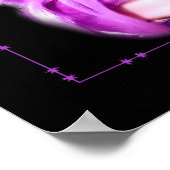 Poster Poster/Imprimer de la dame de papillon de cheveux  (Coin)