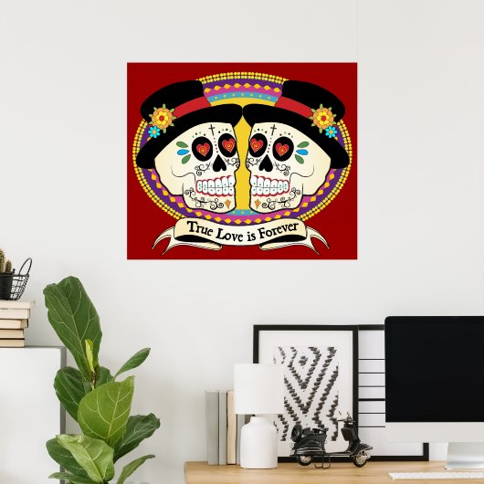 Poster Poster/Imprimer Dos Novios (2 Pièces) (Bureau à domicile)