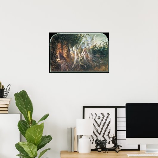 Poster Poster/Imprimer : Fées de John Anster Fitzgerald (Bureau à domicile)