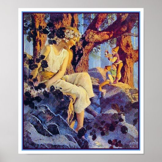 Poster Poster/Imprimer : Fille avec elfes - Maxfield Parr (Devant)
