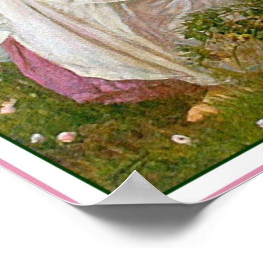 Poster Poster/Imprimer : Fleurs à vent - par John Waterho (Coin)