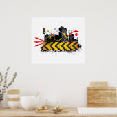 Poster Poster/Imprimer : Grunge Urbain (Cuisine)