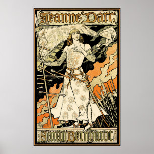 Poster Poster/Imprimer : Jeanne d'Arc, Sarah Bernhardt