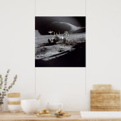 Poster Poster/Imprimer : L'astronaute Irwin sur la Lune (Cuisine)