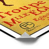 Poster Poster/Imprimer : Lautrec - Troupe de Mlle Eglanti (Coin)