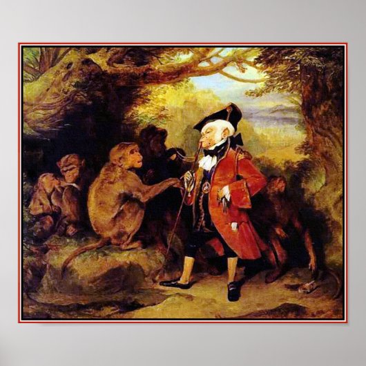 Poster Poster/Imprimer : Le singe qui avait vu le monde (Devant)