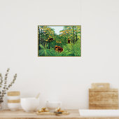 Poster Poster/Imprimer : Les singes dans la Grove Orange  (Cuisine)