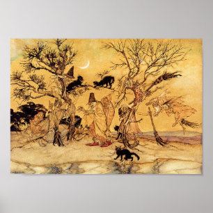Poster Poster/Imprimer : Les Sorcières Sabbat - Art d'Hal