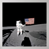 Poster Poster/Imprimer : Moonwalk & American Flag (Devant)