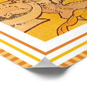 Poster Poster/Imprimer : Mucha - Fleurs - Lily (Coin)